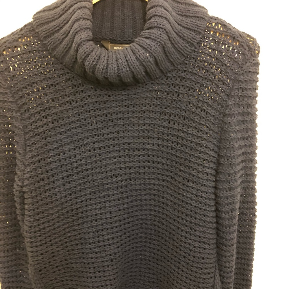 BCBG pullover sweater with dress slip